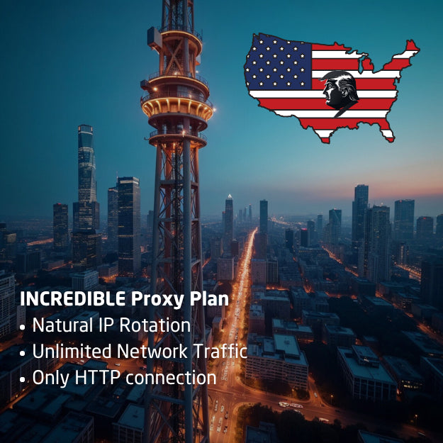 INCREDIBLE Mobile Proxy Plan (US)